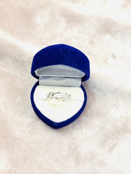 925 silverpläterad ring st.57