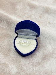 925 silverpläterad ring st.57