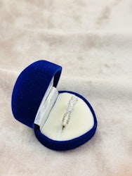 925 silverpläterad ring st.57