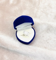 925 silverpläterad ring st.57