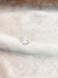 925 silverpläterad ring st.57