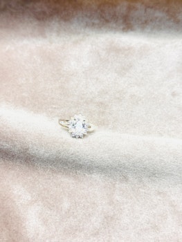 925 silverpläterad ring st.57