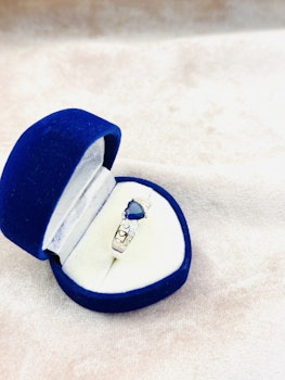 925 silverpläterad ring st.57