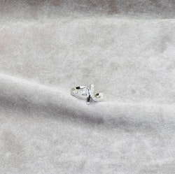 925 silverpläterad ring st.57
