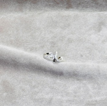 925 silverpläterad ring st.57