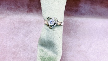 925 silverpläterad ring st.57