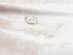 925 silverpläterad ring st.57