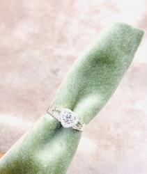 925 silverpläterad ring st.57