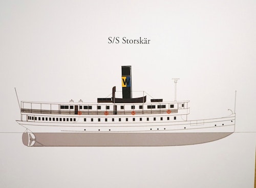 S/S Storskär, Profilritning  färg