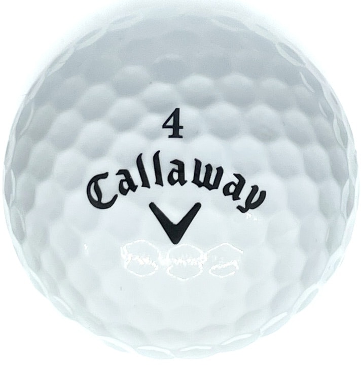 Detta är en vit golfboll, Callaway CXR Control