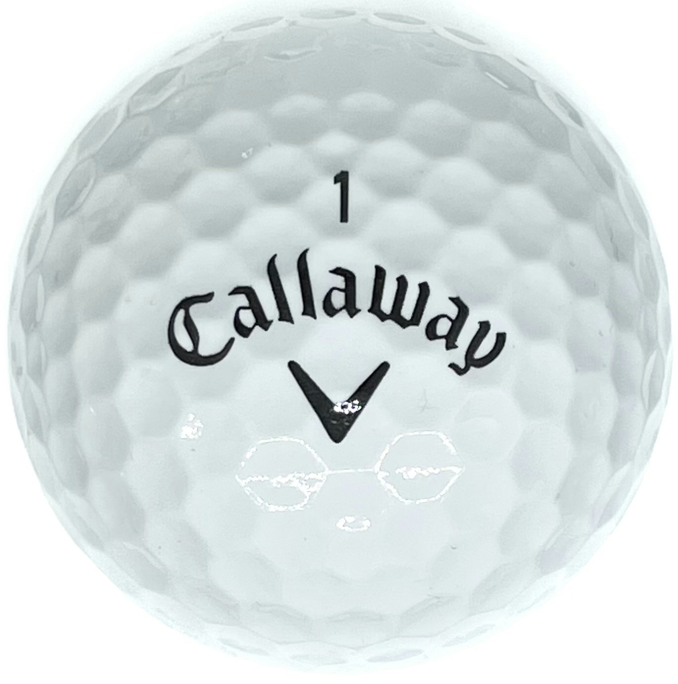 Detta är en vit golfboll, Callaway Speed Regime SR2