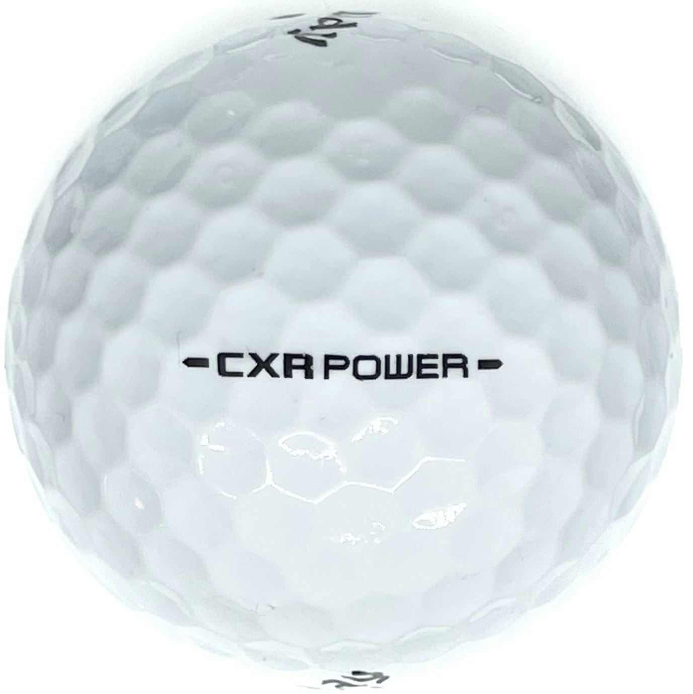 Detta är en vit golfboll, Callaway CXR Power