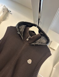 Moncler Backpadded Logo Väst XL/L