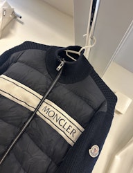 Moncler Logo Down Cardigan S/M