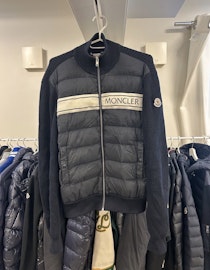Moncler Logo Down Cardigan S/M