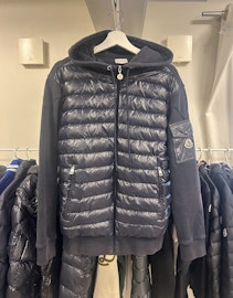 Moncler Hooded Down Cardigan XL/L