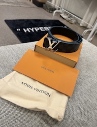 Louis Vuitton Damier Graphite Initiales Bälte 95