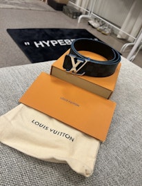 Louis Vuitton Damier Graphite Initiales Bälte 95