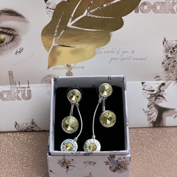 KAI earrings - Sunrise Yellow Silver