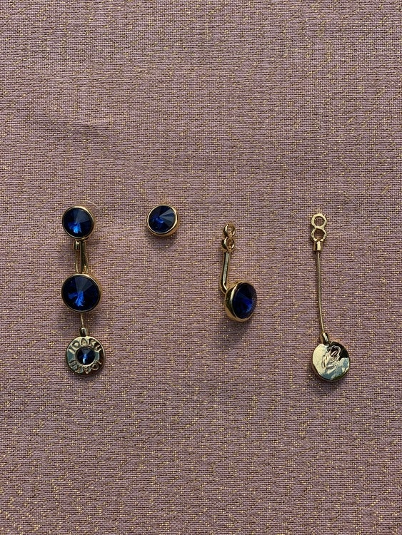 KAI earrings - Blue Gold