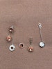 KAI earrings - Coral Silver