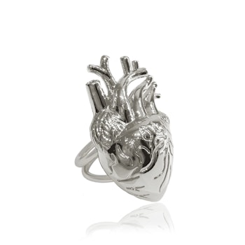 Heart Vascular Ring - Silver