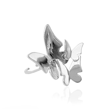 Butterfly Twisted Ring -Silver