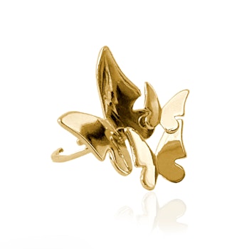 Butterfly Twisted Ring - Gold