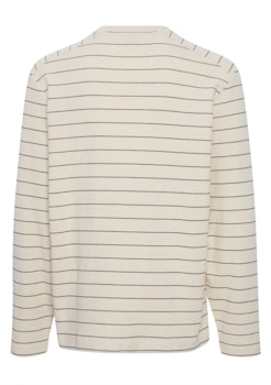 Sweatshirt Vit/svartrandig - William