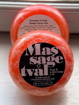 Massagetvål - Champagne & Orange