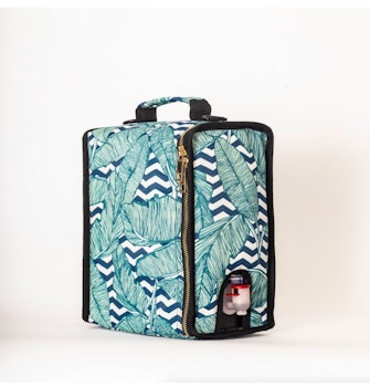 Box Wine Cooler Bag - Leaves