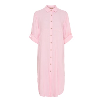 Skjortklänning Linne - Rosa