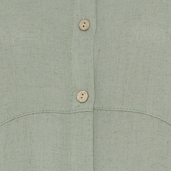 Skjortklänning Linne - Military Green