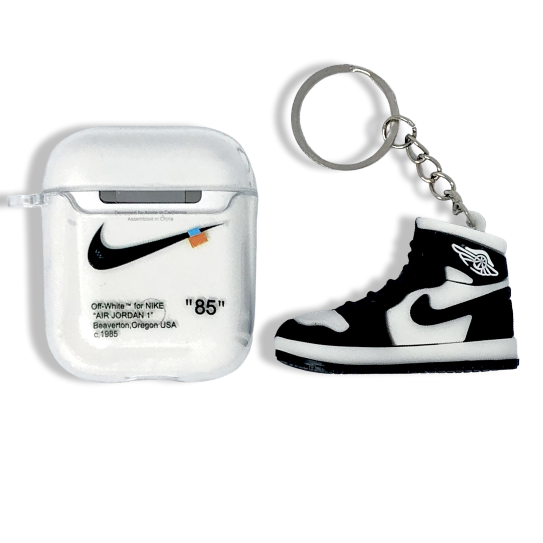 Nike X Off White Deksel Gjennomsiktig (Airpods 1/2) - Dako Ekspress