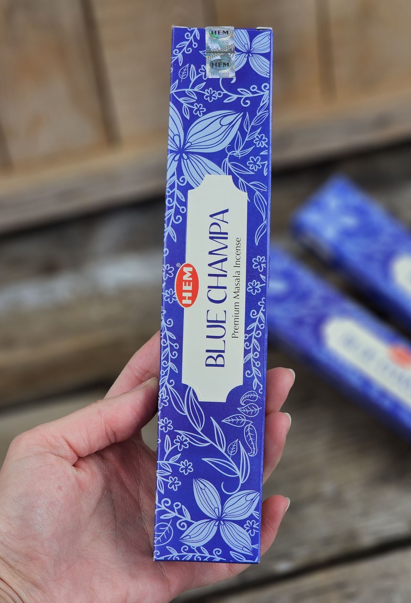 HEM - Blue Champa Premium Masala Incense, rökelsepinnar