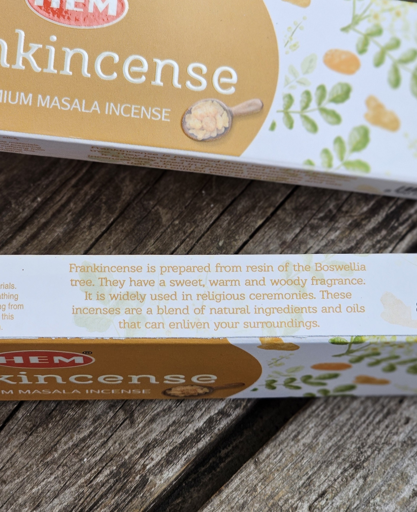 HEM - Frankincense Premium Masala Incense, rökelsepinnar