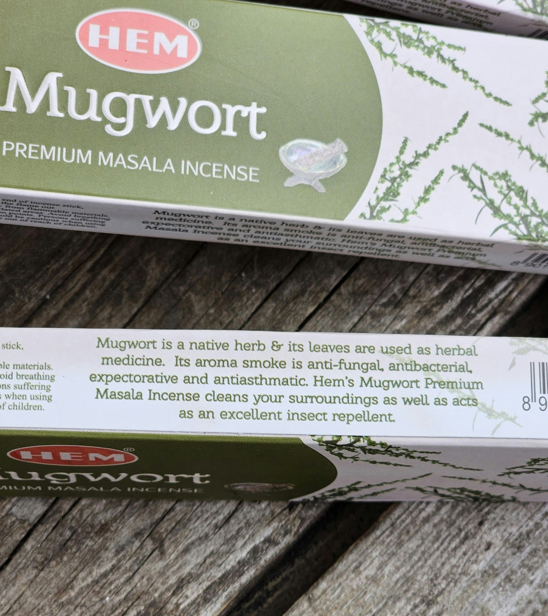 HEM - Mugwort Premium Masala Incense, rökelsepinnar