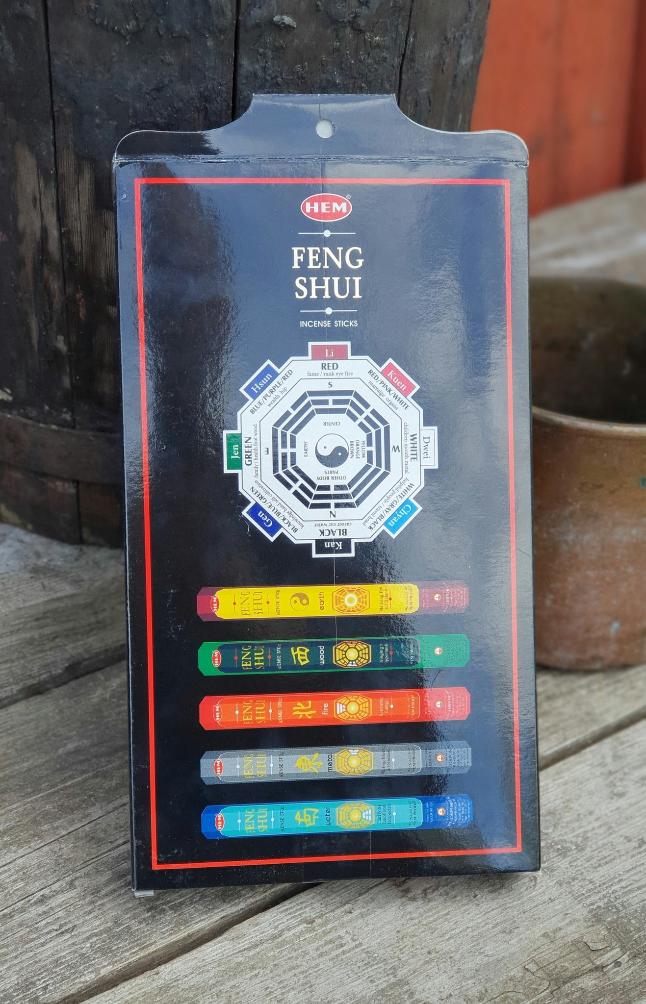 HEM - Presentförpackning Feng Shui, rökelsepinnar