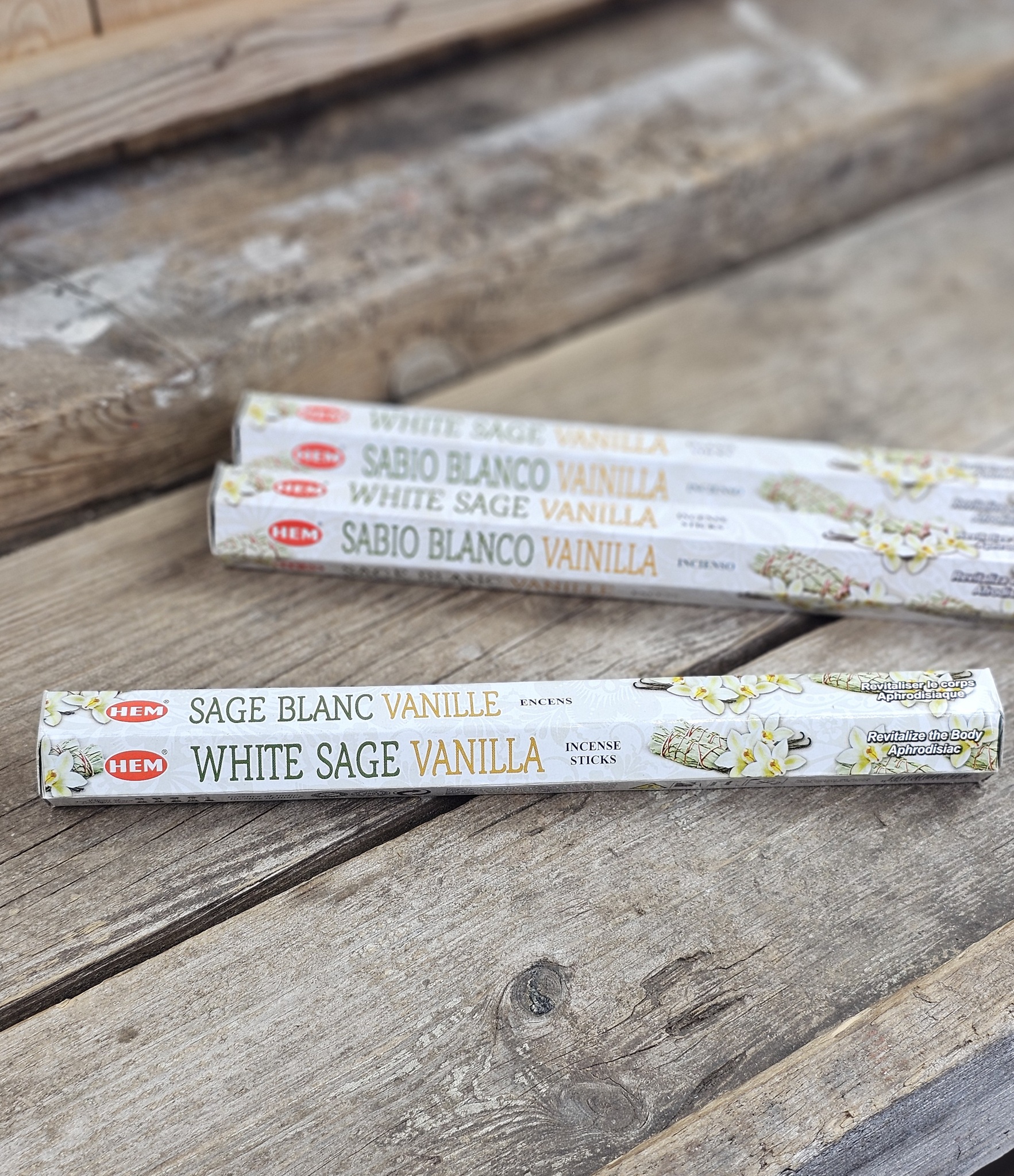 HEM - White Sage Vanilla, rökelsepinnar