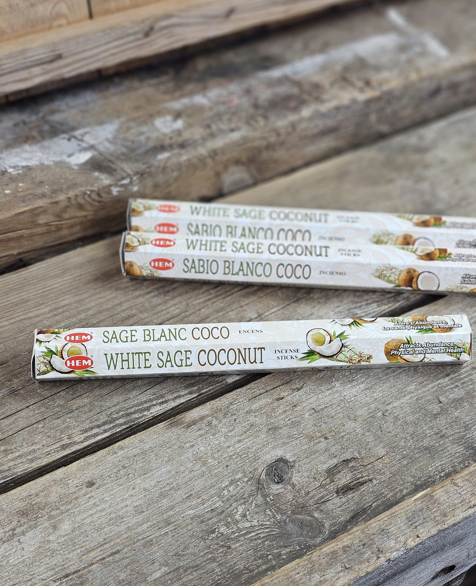 HEM - White Sage Coconut, rökelsepinnar
