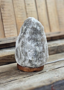 Himalaya Saltkristall, lampa svart