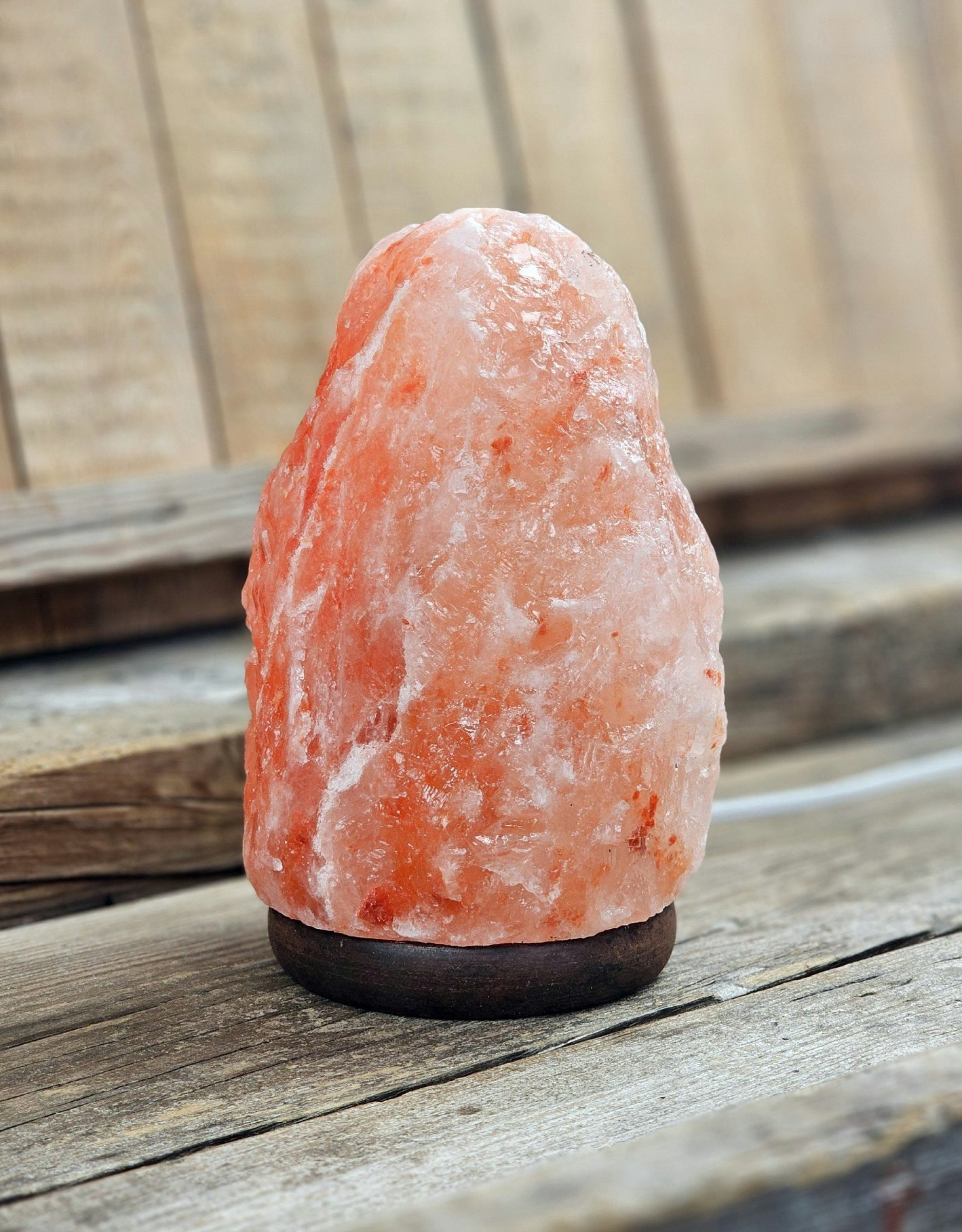 Himalaya Saltkristall, lampa orange