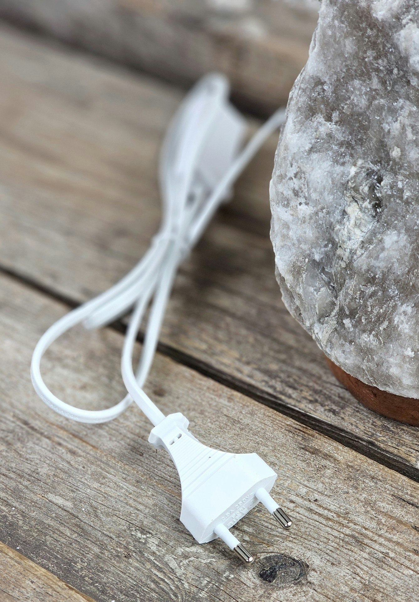 Himalaya Saltkristall, lampa svart