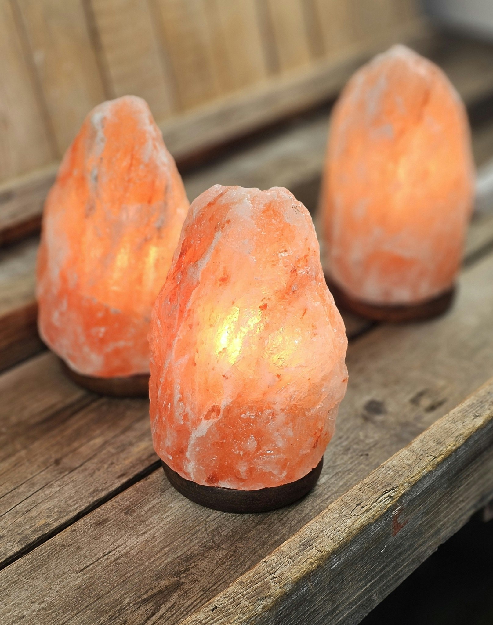 Himalaya Saltkristall, lampa orange