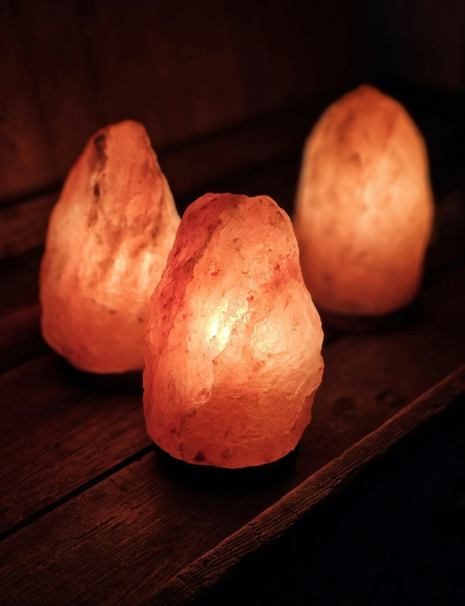 Himalaya Saltkristall, lampa orange