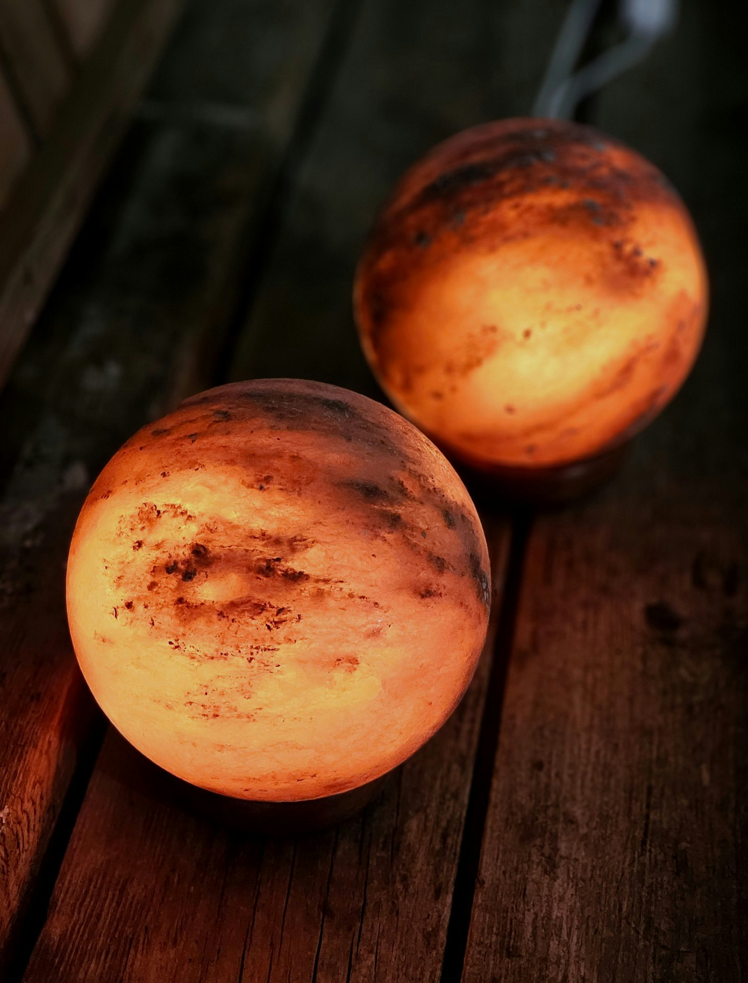 Himalaya Saltkristall, lampa svart klot