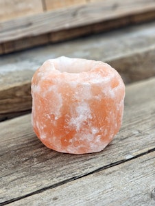 Himalaya Saltkristall, ljuslykta orange