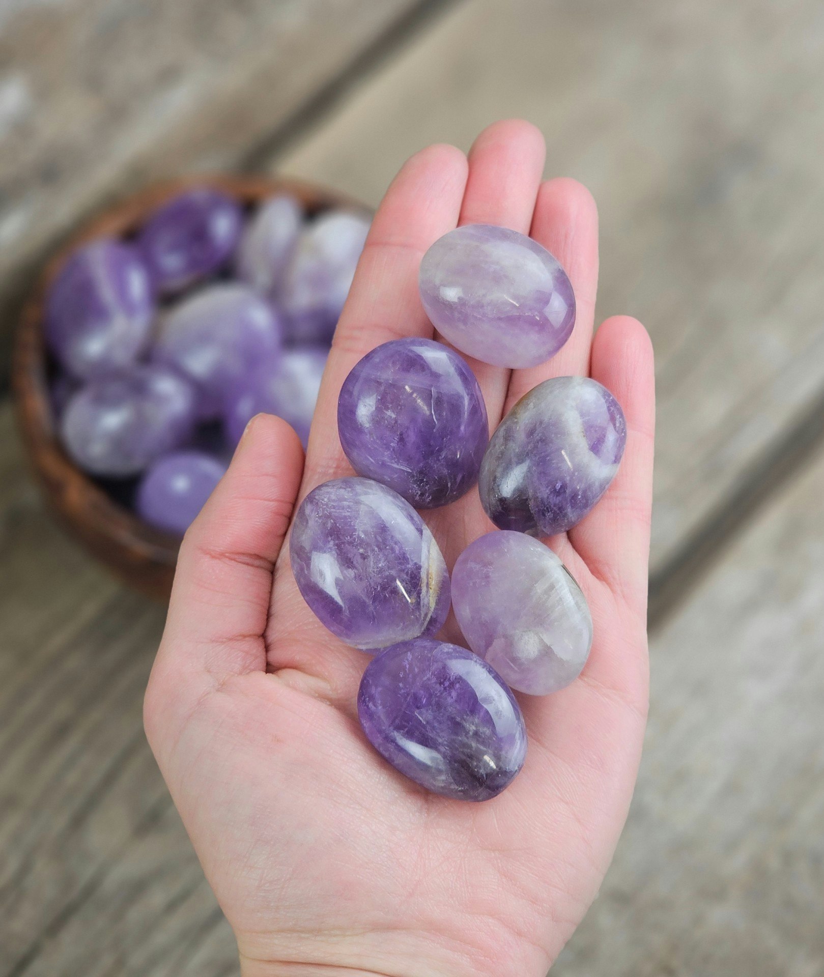 Ametist, mini touchstone