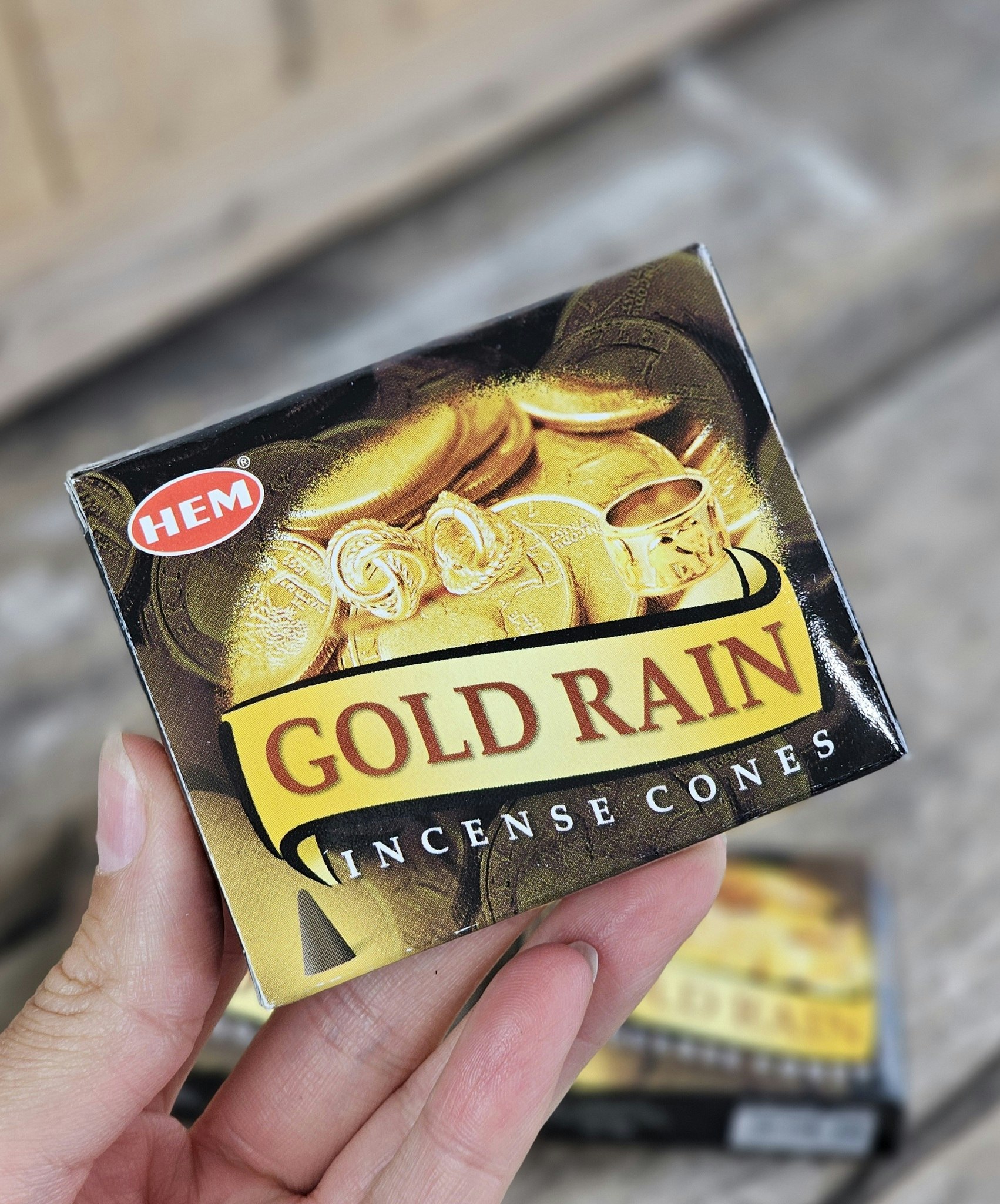 HEM - Gold Rain, rökelsekoner