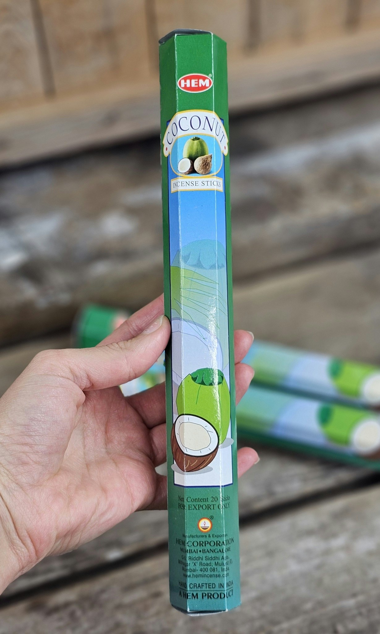 HEM - Coconut, rökelsepinnar